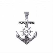33431 design de mode xuping bijoux en acier inoxydable pendentif croix forme viking ancre